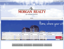 Tablet Screenshot of morganrealty.net